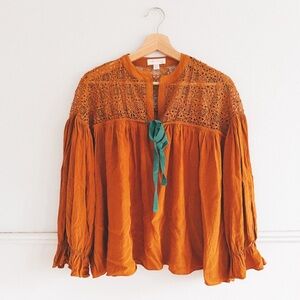 SEE U SOON > Peasant Blouse